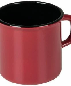 Riess Emaille Riess Becher Aus Emaille In Rot