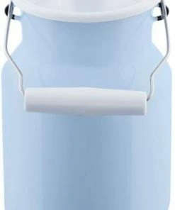 Riess Emaille Riess Milchkanne Aus Emaille In Pastell-blau