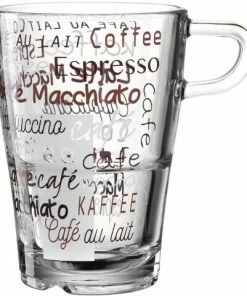 Leonardo Latte Macchiato Tasse SENSO 350 Ml Cafe, 6er-Set