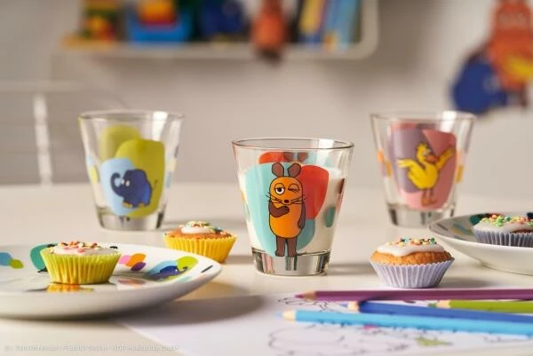 Leonardo Trinkglas BAMBINI 6 Stück Sortiert 215 Ml Maus, Elefant, Ente 2 Leonardo Trinkglas BAMBINI 6 Stück Sortiert 215 Ml Maus, Elefant, Ente – Bild 2