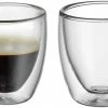 WMF Kult Doppelwandige Espressotassen Glas Set 2-teilig