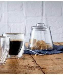 WMF Kult Doppelwandige Espressotassen Glas Set 2-teilig -LEONARDO SHOP 217 09 0138 2000 101