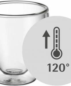 WMF Kult Doppelwandige Espressotassen Glas Set 2-teilig -LEONARDO SHOP 217 09 0138 2000 104