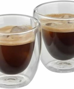 WMF Kult Doppelwandige Espressotassen Glas Set 2-teilig -LEONARDO SHOP 217 09 0138 2000 106
