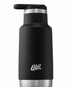 Esbit PICTOR Edelstahl Isolierflasche "Standard Mouth", 350ml, Schwarz