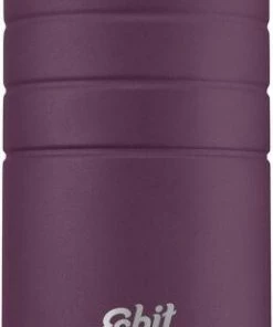 Esbit MAJORIS Edelstahl Thermobecher Mit Klick-Verschluss, 450ML, Aubergine