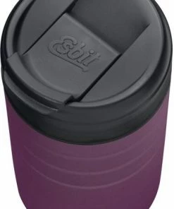 Esbit MAJORIS Edelstahl Thermobecher Mit Klick-Verschluss, 450ML, Aubergine -LEONARDO SHOP 219 MGF450TL AU 2