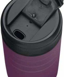 Esbit MAJORIS Edelstahl Thermobecher Mit Klick-Verschluss, 450ML, Aubergine -LEONARDO SHOP 219 MGF450TL AU 3