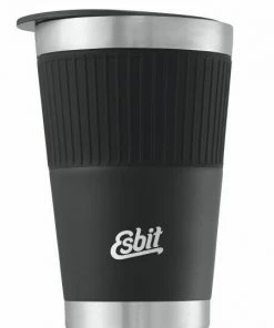 Esbit SCULPTOR Edelstahl Tumbler, Mit Manschette, 550ML, Schwarz