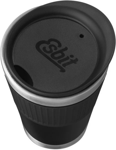Esbit SCULPTOR Edelstahl Tumbler, Mit Manschette, 550ML, Schwarz 2 Esbit SCULPTOR Edelstahl Tumbler, Mit Manschette, 550ML, Schwarz – Bild 2