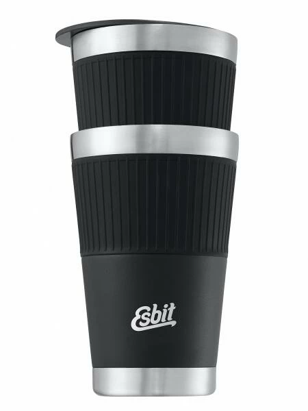 Esbit SCULPTOR Edelstahl Tumbler, Mit Manschette, 550ML, Schwarz 3 Esbit SCULPTOR Edelstahl Tumbler, Mit Manschette, 550ML, Schwarz – Bild 3
