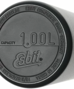Esbit MAJORIS Edelstahl Isolierflasche Mit Doppelwandigem Edelstahl-Becher, 1L, Schwarz -LEONARDO SHOP 219 VF1000TL DG 7
