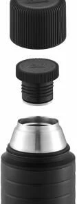 Esbit MAJORIS Edelstahl Isolierflasche Mit Doppelwandigem Edelstahl-Becher, 0.75L, Schwarz -LEONARDO SHOP 219 VF750TL DG 5