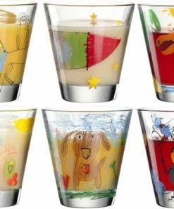Leonardo Trinkglas BAMBINI 6 Stück Sortiert 215 Ml -LEONARDO SHOP 221 025972 1 K