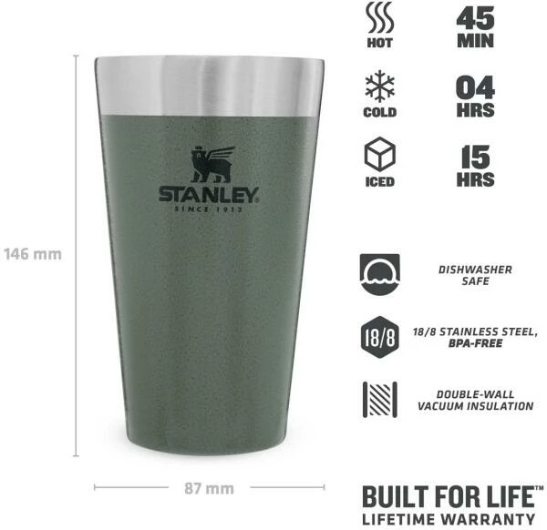 Stanley Adventure Pint 0,47l, Grün 2 Stanley Adventure Pint 0,47l, Grün – Bild 2