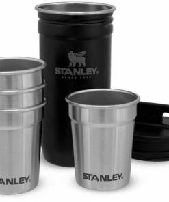 Stanley Edelstahlbecher 4x59ml, Schwarz