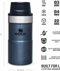 Stanley Becher, 0,25l, Blau -LEONARDO SHOP 222 674103 web3