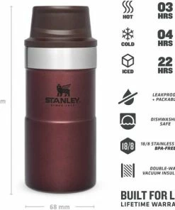 Stanley Becher, 0,25l, Rot 10 Stanley Becher, 0,25l, Rot -LEONARDO SHOP 222 674105 web3