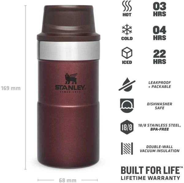 Stanley Becher, 0,25l, Rot 5 Stanley Becher, 0,25l, Rot – Bild 5