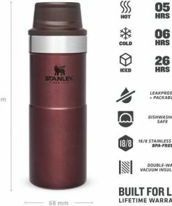 Stanley Becher, 0,35l, Rot -LEONARDO SHOP 222 674205 web3