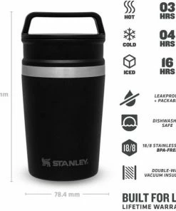 Stanley Becher, 0,23l, Schwarz -LEONARDO SHOP 222 674601 web3