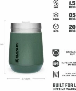 Stanley TUMBLER 0,3l, Grün -LEONARDO SHOP 222 674900 web3
