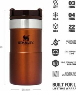 Stanley NEVERLEAK 0,25l, Maple -LEONARDO SHOP 222 675003 web3