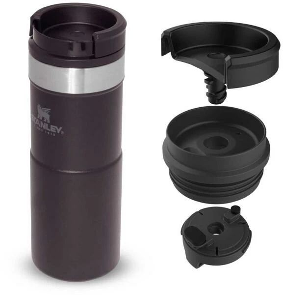 Stanley NEVERLEAK 0,35l, Schwarz 4 Stanley NEVERLEAK 0,35l, Schwarz – Bild 4