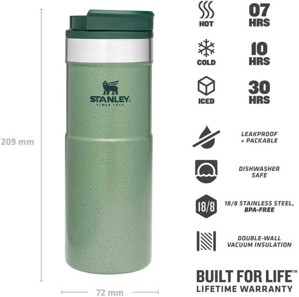 Stanley NEVERLEAK 0,47l, Grün 3 Stanley NEVERLEAK 0,47l, Grün – Bild 3