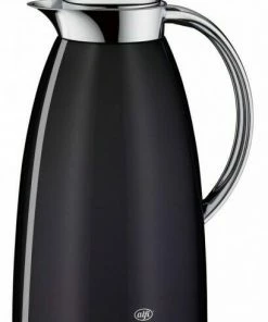Alfi Isolierkanne Gusto Metall In Midnight Black, 1 Liter