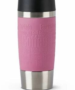 Emsa Isolier-Trinkbecher Mit Manschette Travel Mug In Altrosa