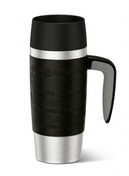 Emsa Isolier-Trinkbecher Travel Mug Handle In Schwarz 1 Emsa Isolier-Trinkbecher Travel Mug Handle In Schwarz