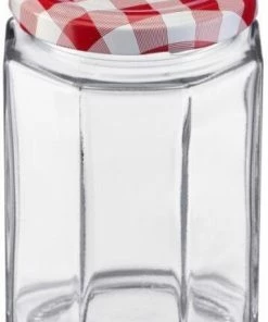 Westmark Einmachglas Mit Schraubdeckel Eckig 270 Ml, 6er Set