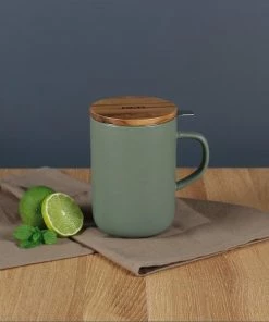 OGO Living Teepott Juliet Mit Filter, Olivgrün -LEONARDO SHOP 7912013 3