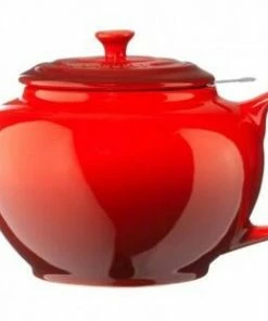 Le Creuset Klassische Kanne Mit Sieb 1,3 L In Kirschrot