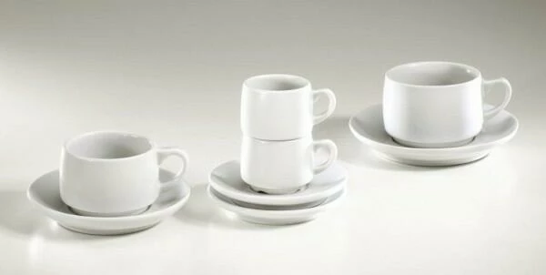 Pillivuyt Frühstücksobertasse & Untertasse Paris 2 Pillivuyt Frühstücksobertasse & Untertasse Paris – Bild 2