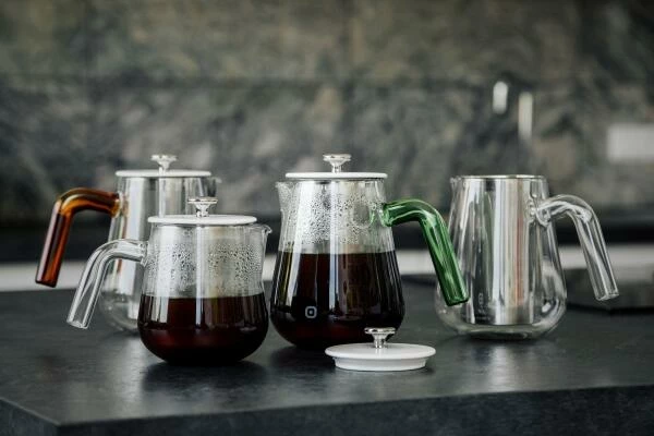 Carl Henkel Kaffeekanne X-TRACT-BREW ARCA, Green Handle 5 Carl Henkel Kaffeekanne X-TRACT-BREW ARCA, Green Handle – Bild 5