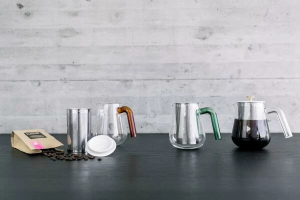 Carl Henkel Kaffeekanne X-TRACT-BREW ARCA, Green Handle 6 Carl Henkel Kaffeekanne X-TRACT-BREW ARCA, Green Handle – Bild 6