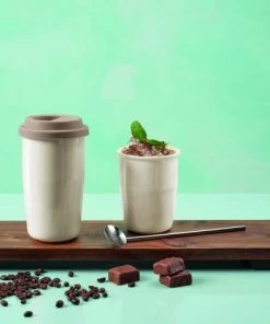 ASA Thermobecher Cup & Go In Braun 0,35 Liter -LEONARDO SHOP Cup and go summer cream 1