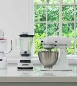 KitchenAid Blender / Standmixer Classic In Weiß 9 KitchenAid Blender / Standmixer Classic In Weiß -LEONARDO SHOP Kitchenware white range large 14874 neu l