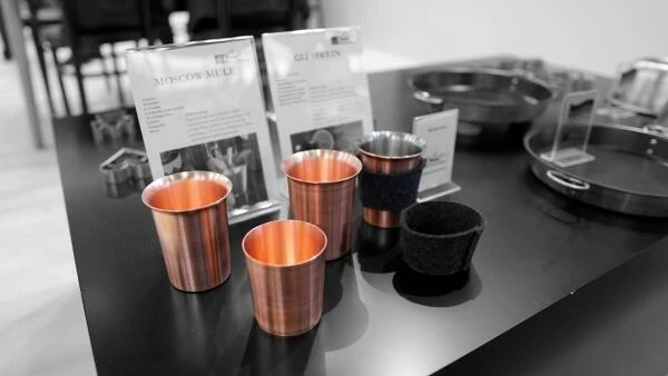 Kupferbecher Aus Der Kupfermanufaktur Weyersberg 2 Kupferbecher Aus Der Kupfermanufaktur Weyersberg – Bild 2