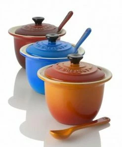Le Creuset Serviertopf Mini In Kirschrot -LEONARDO SHOP Mini Serviertopf Stimmung 1 l