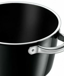 Silit Gemüsetopf Vitaliano Nero -LEONARDO SHOP Silit 03221850 Griffdetail 1 l