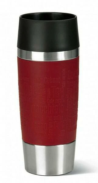 Emsa Isolier-Trinkbecher Mit Manschette Travel Mug In Rot 1 Emsa Isolier-Trinkbecher Mit Manschette Travel Mug In Rot